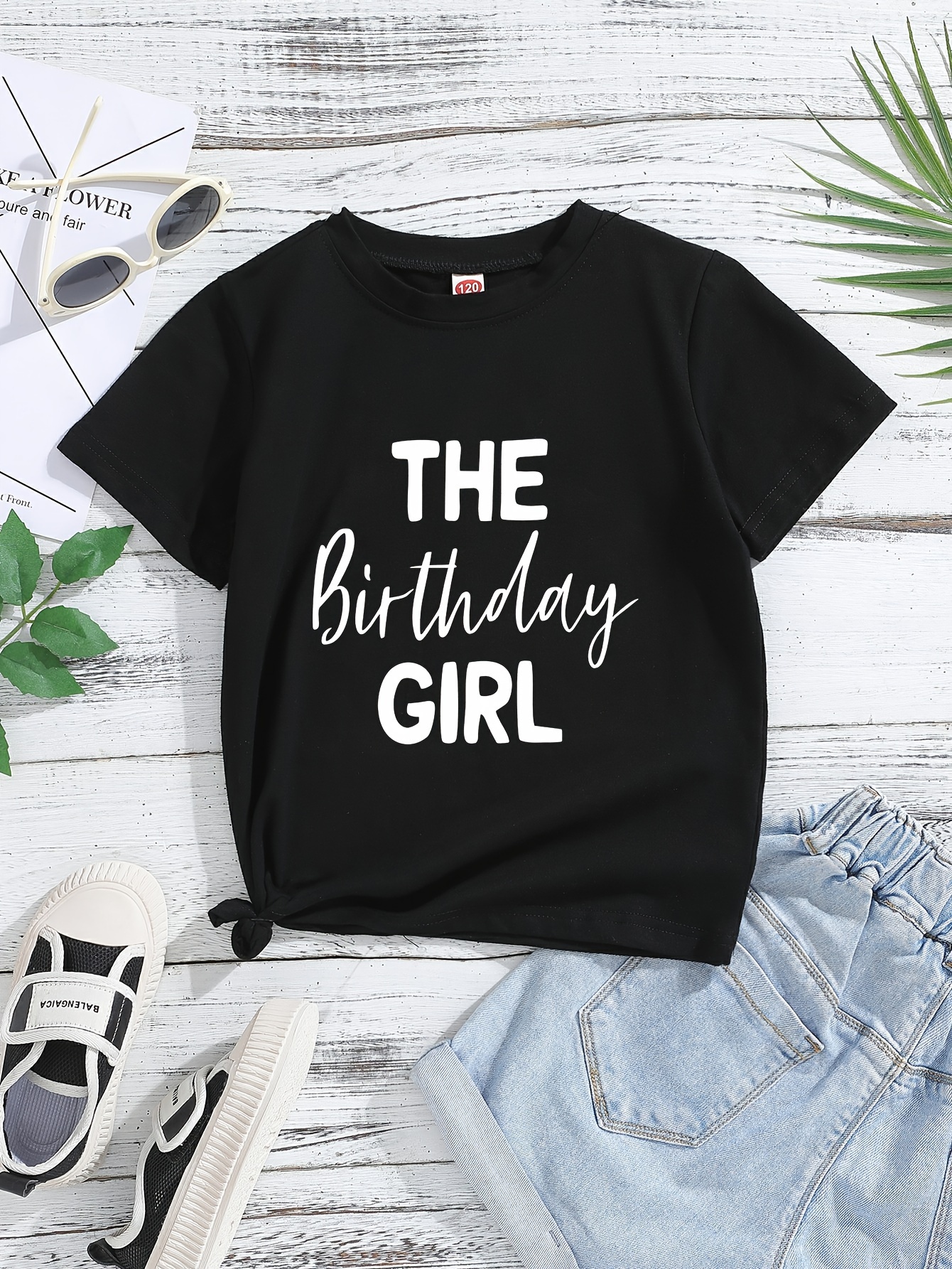 7º Aniversário Meninas T Shirt Impressão Gráfica T Shirt - Temu Portugal