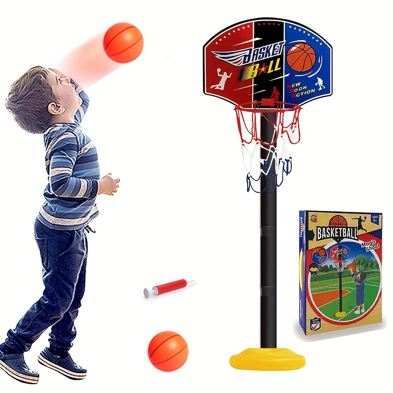 Jeu de basketball ballon x4 et pompe - Home Deco Kids