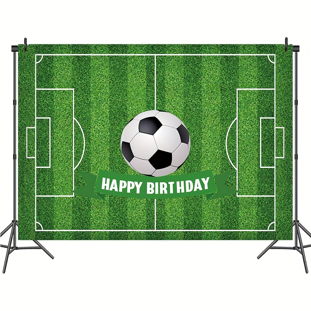 7x5ft Calcio Sfondo Per Ragazzi Festa di Compleanno Calcio Campo Punteggio  Goal Sport a tema Torta Tavolo Decorazione Banner Fotografia Sfondo Photo