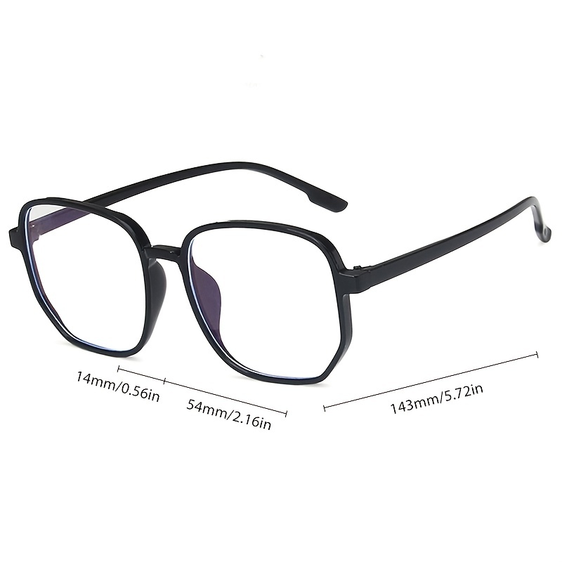 Square Casual Eyeglasses Gradient Women Driving Glasses