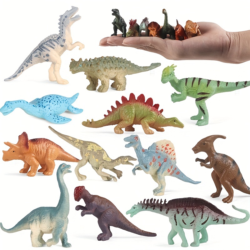 Grand Petit Mini Dinosaures Modèle Jouets Figurines Dinosaure Oeufs Enfants  Jouet Cadeau 