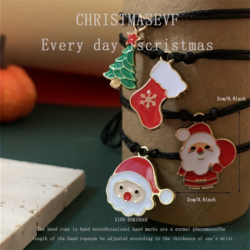 Cute Christmas Charms Pendants Xmas Santa Claus - Temu