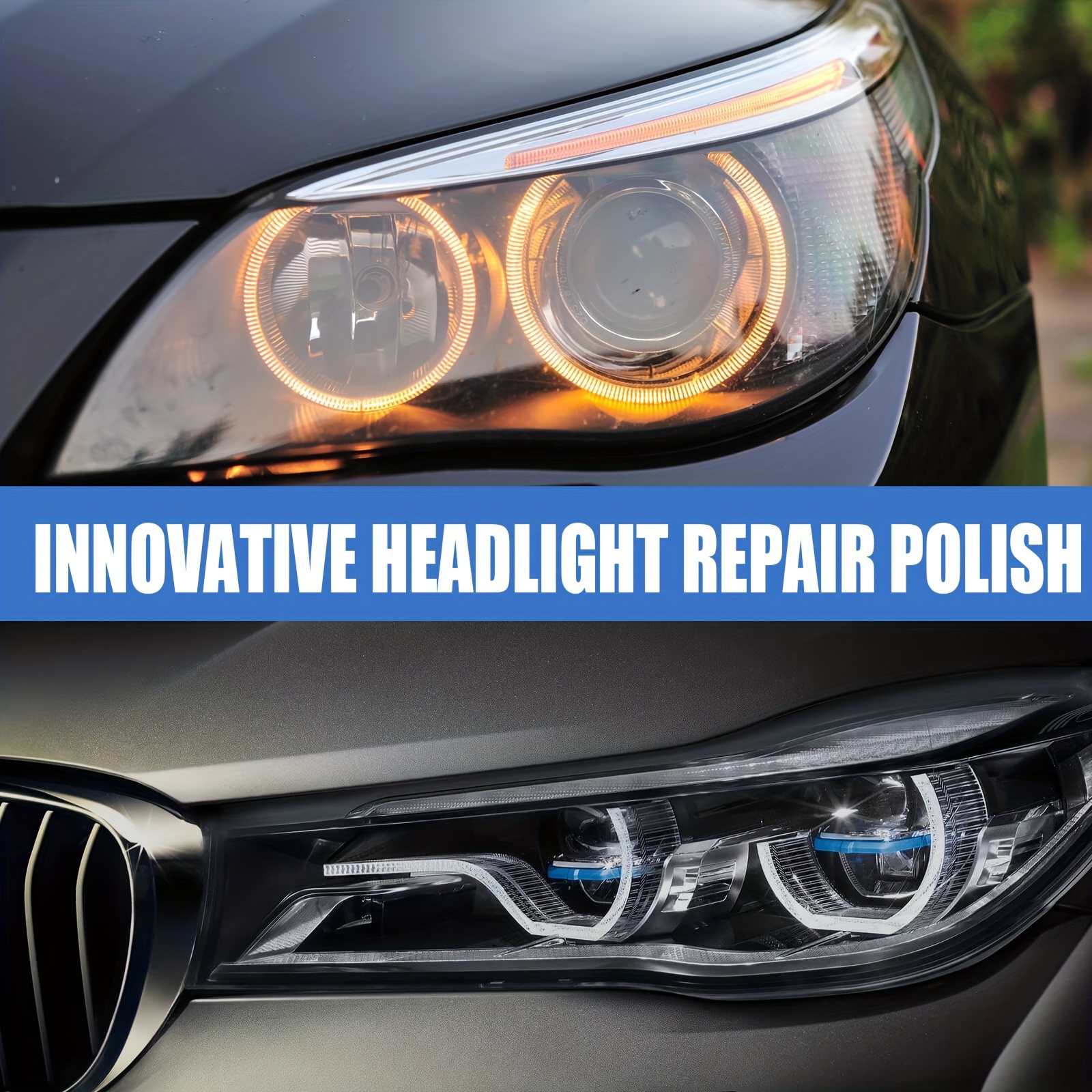 Auto Headlight Lens Restorer Repair Fluid Headlamp Polishing