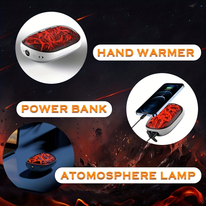 Hand Warmers Rechargeable, 10000mAh Electric Pocket Handwarmer