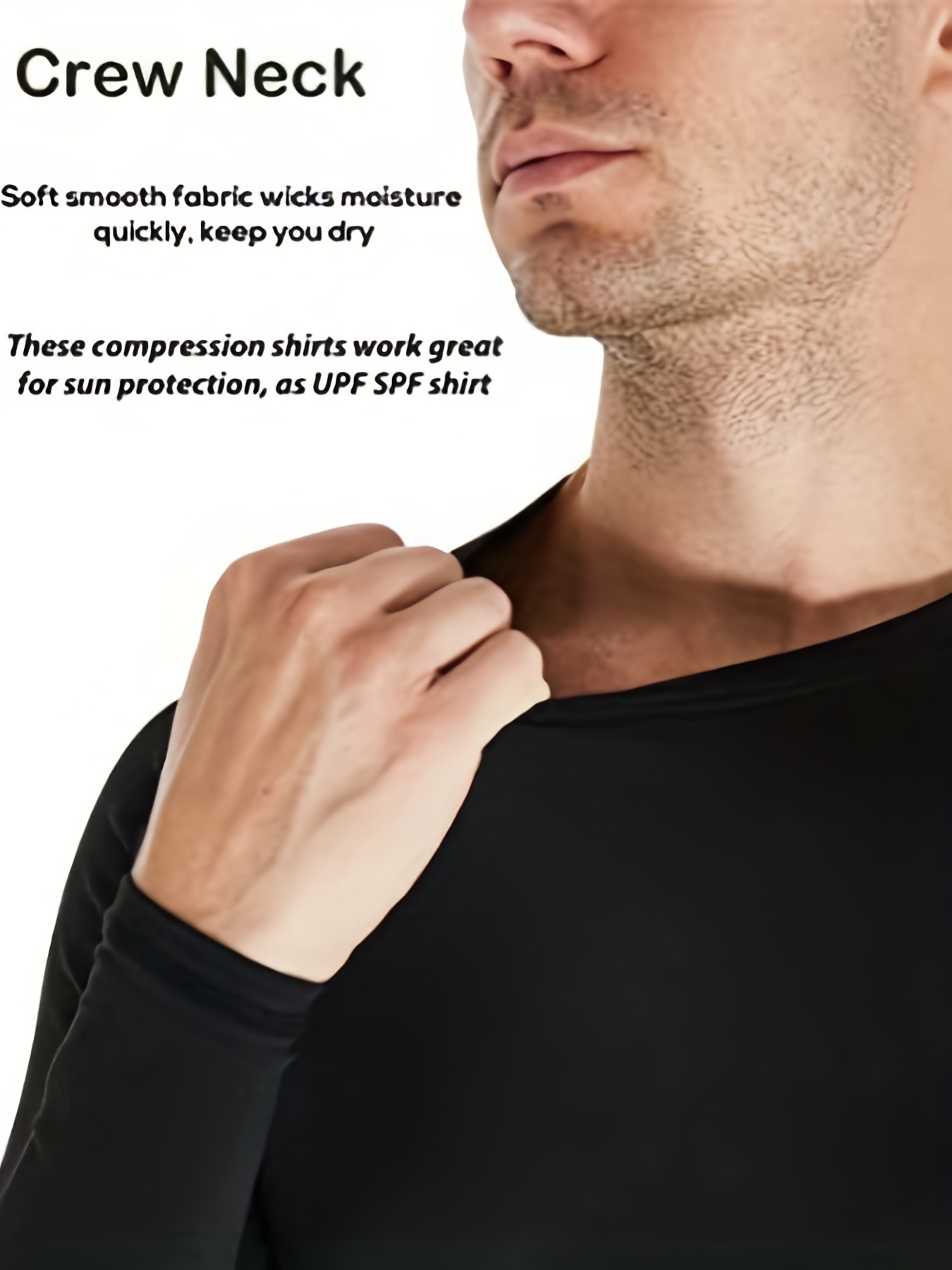 Quick Dry Compression Shirt Long Sleeves T Shirt Plus Size Fitness Clothing  Solid Colorquick