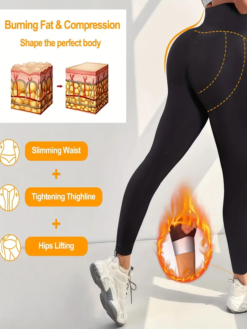 Women Adjustable Sauna Sweat Pants Body Shaper Thermo Pants