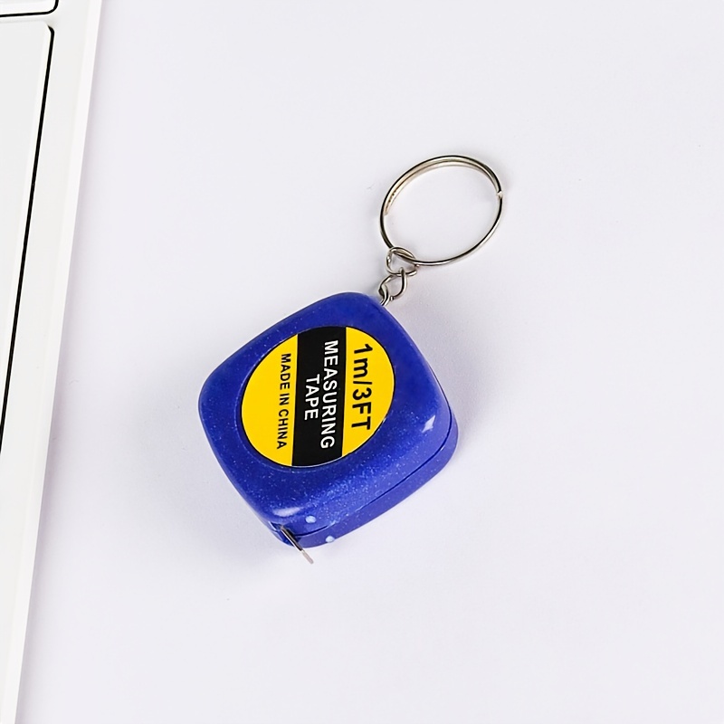1/5pcs Easy Retractable Ruler Tape Measure Mini Portable Keychain Pull D3T2  