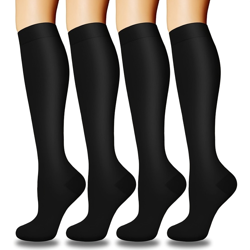 Knee High Compression Socks Women Men Circulation 15 20 Mmhg
