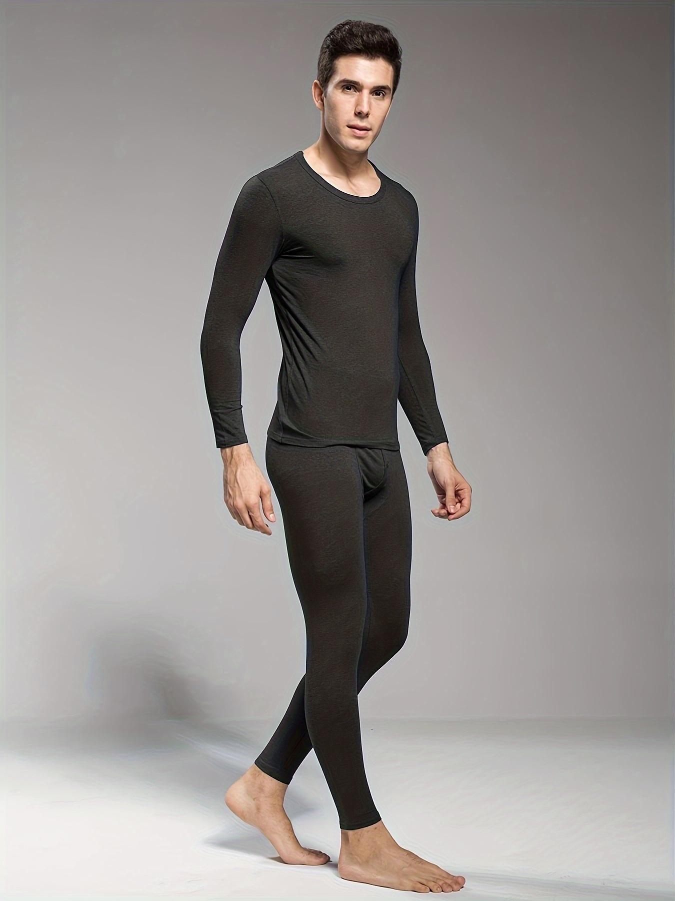 Men's Thermal Underwear Set Autumn Winter Warm Clothes For - Temu United  Kingdom