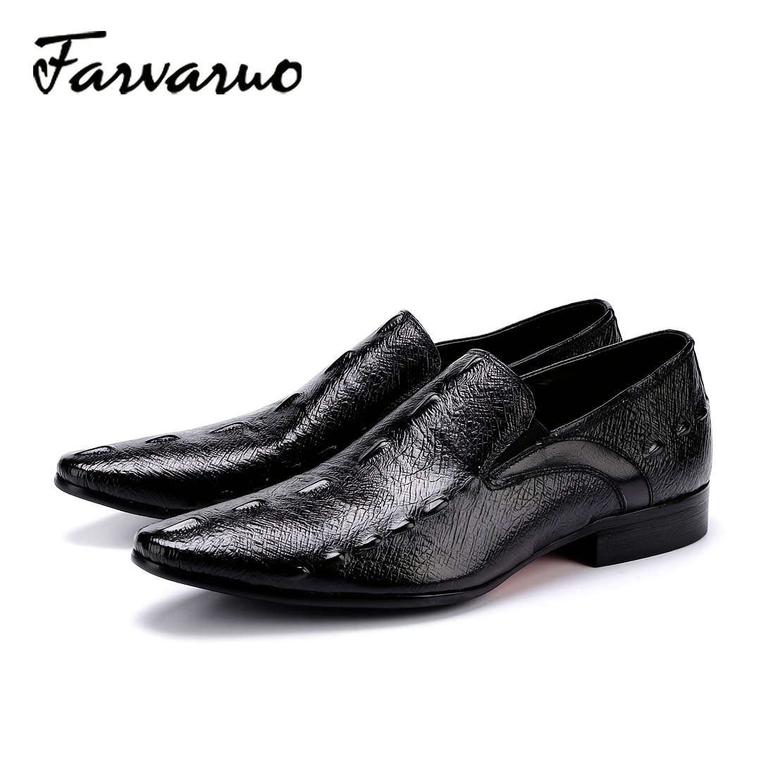 Men Patent Leather Dress Shoes Formal Oxford Comfort Pointy Toe Wedding  Shoes