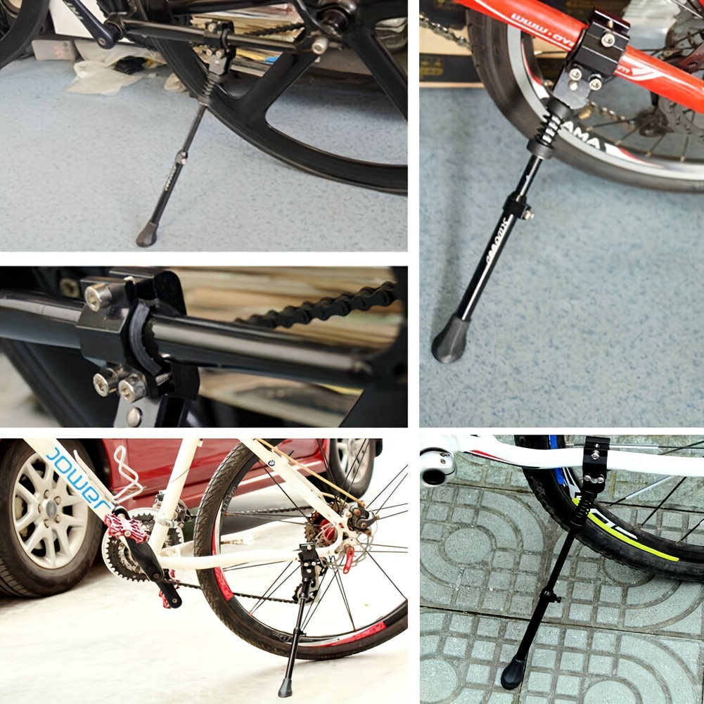 Support de vélo latéral arrière support de stationnement réparation pied