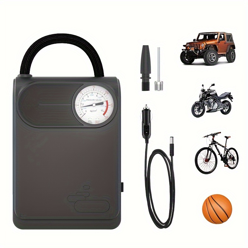 Mini bomba de compresor de aire para coche, Inflador de neumáticos portátil para  bicicleta, motocicleta, Kayak, 12V, 300psi - AliExpress