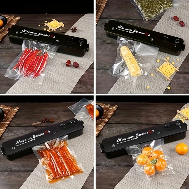 Vacuum Sealer for Food Transparent Window Design Home Vacuum Packing  Machine with Sous Vide Storage Vacuum Bags T293