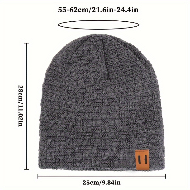 Cappello A Cuffia Lavorato A Maglia Lavorato A Maglia Uomo Invernale 1  Pezzo, Cappello A Cuffia Protezione Orecchie Caldo Ciclismo Invernale  Ispessito In Pile - Gioielli E Accessori - Temu Italy