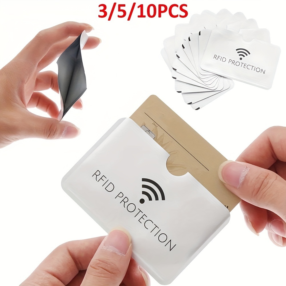 1pc RFID bloquant antivol brosse Ultra mince carte de crédit - Temu France
