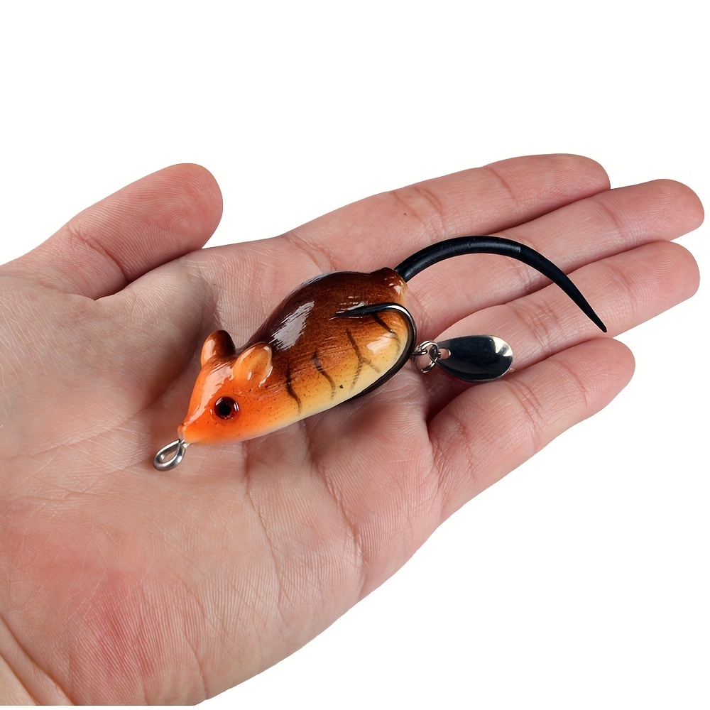 mini Fake Rat Artificial Fishing Lure Lifelike Mouse Fishing