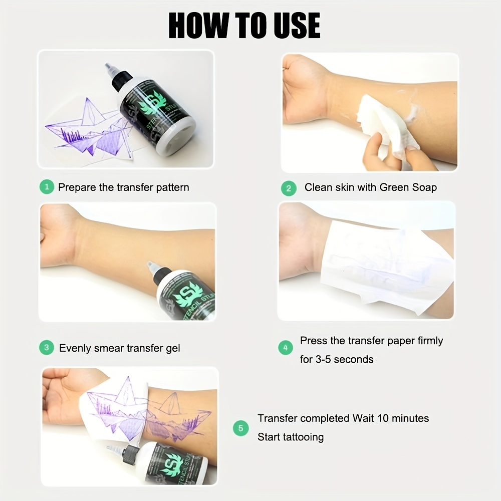 Tattoo Transfer Gel Solution, Tattoo Transfer Stick Ointment For