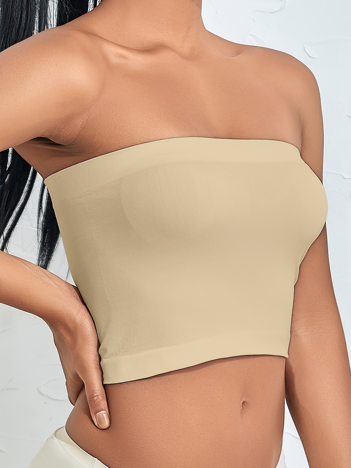Bra Top Camisole Tank Top With Bra Pad Plus Size Sports Underwear Top for  Women Loose Fit Cotton (Beige, XL) : : Clothing, Shoes &  Accessories