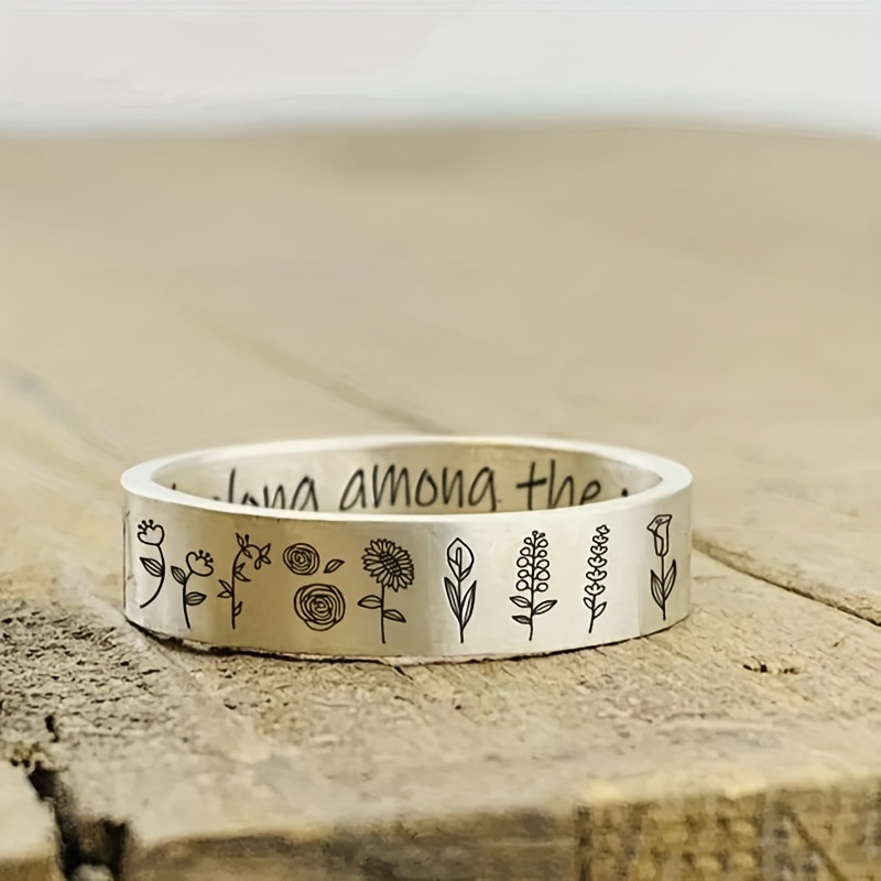 Simple deals engraved rings