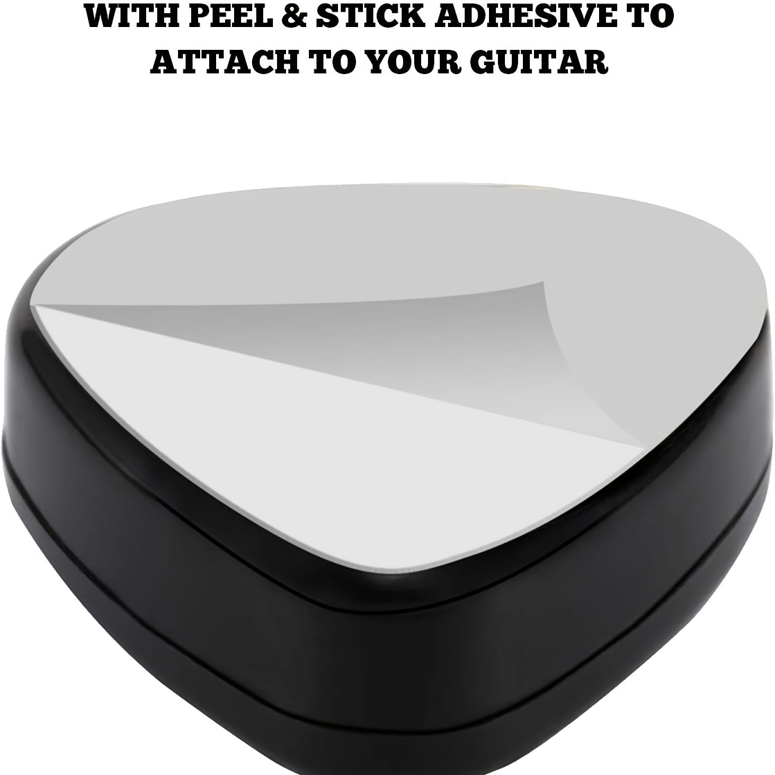 Qeepucak Pickaso Archet de guitare double face avec médiator intégré,  élastique, lisse, portable, léger, outils à cordes pincées, convient pour  les