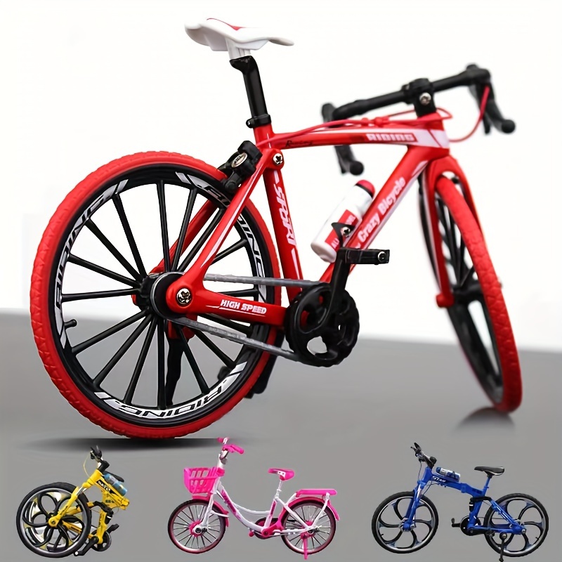 Mini modèle de vélo jouet en alliage plastique descente VTT jouets