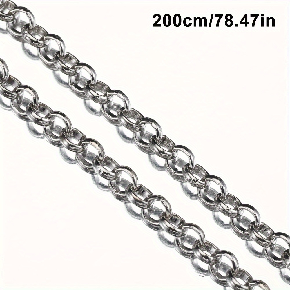 Round steel link chains, Round steel chains