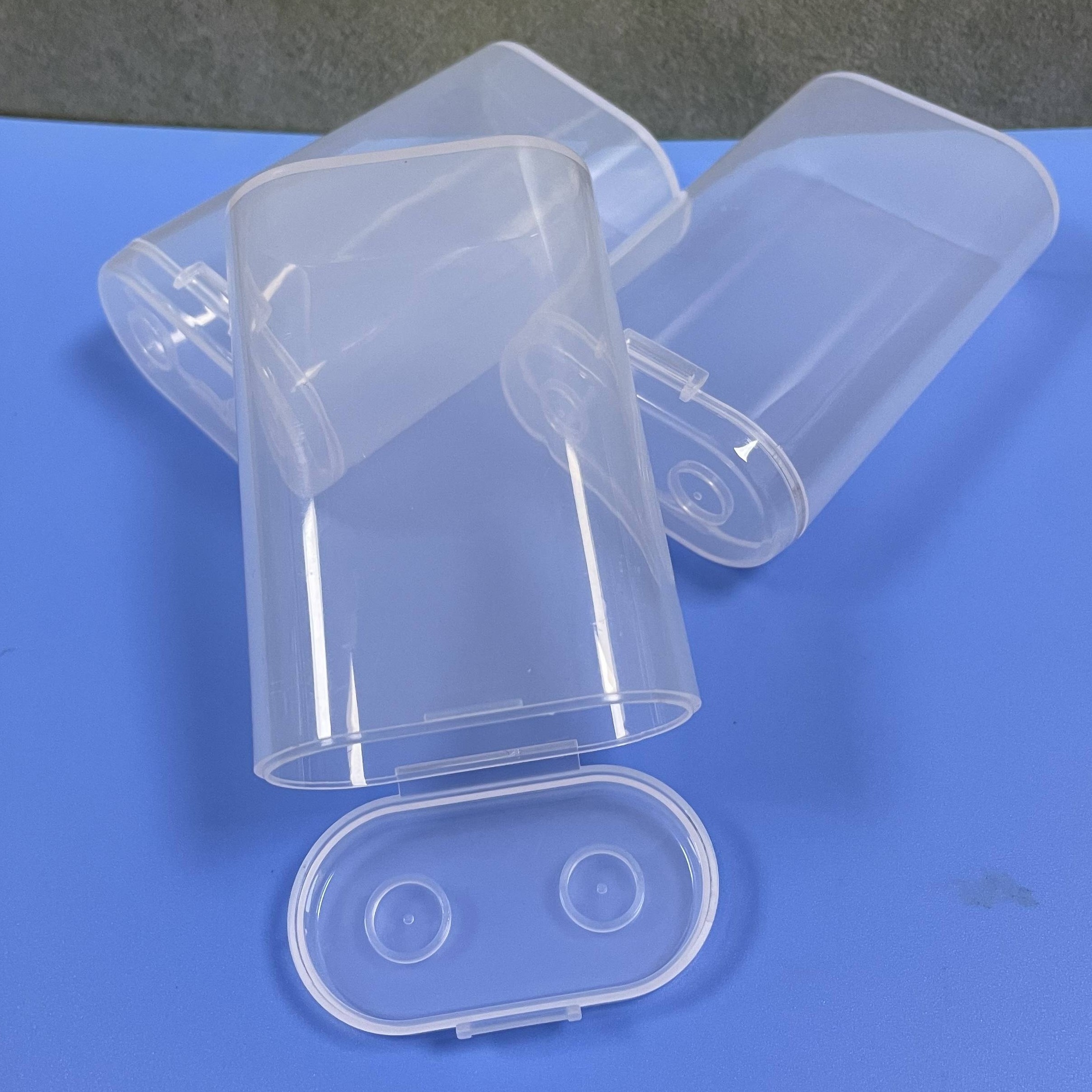 Estuche de plástico duro transparente portátil para 2x20700 21700, caja de  batería, contenedor, caja de almacenamiento de batería a prueba de agua -  AliExpress