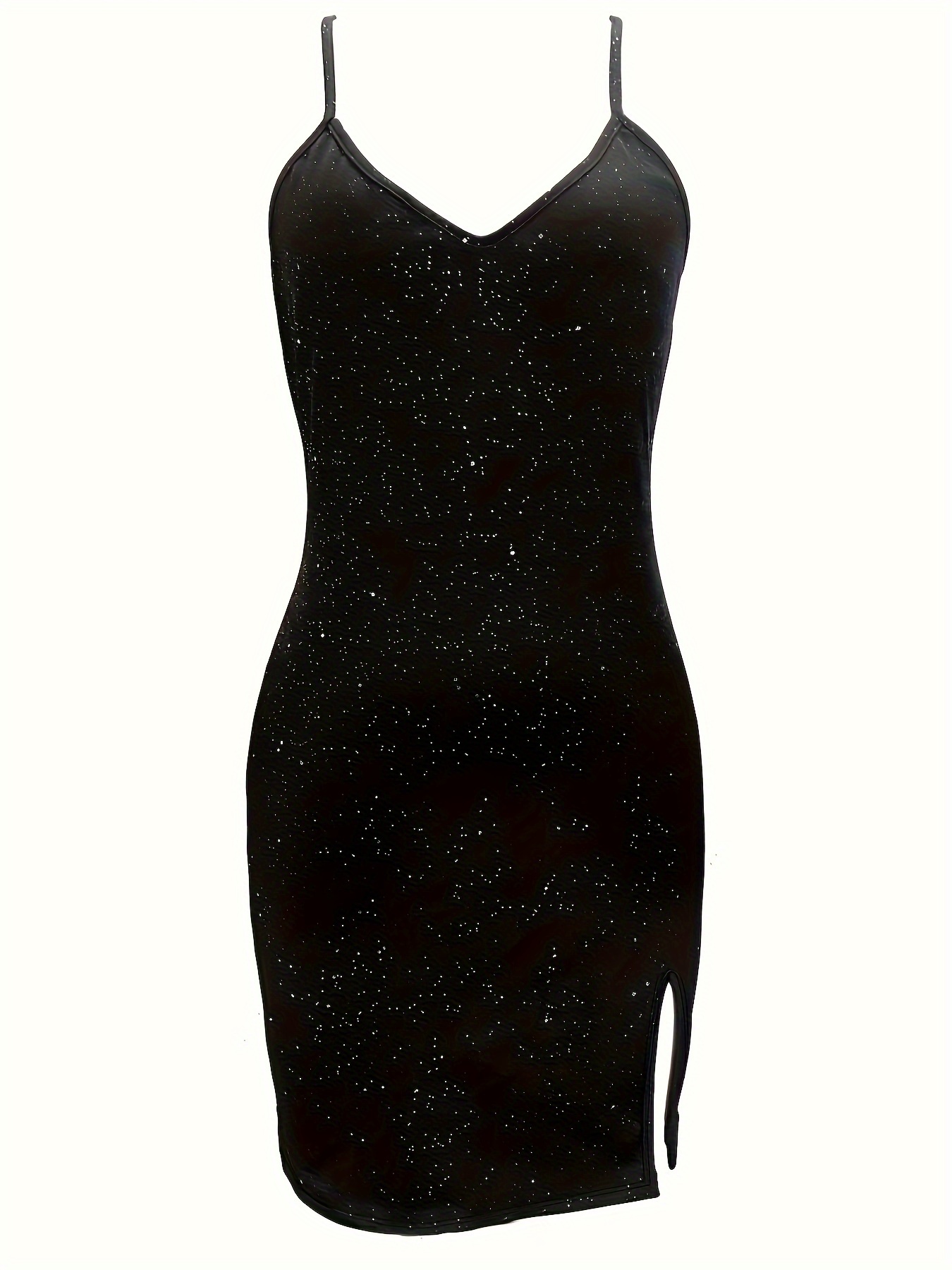 black glitter dress mini Isadora™