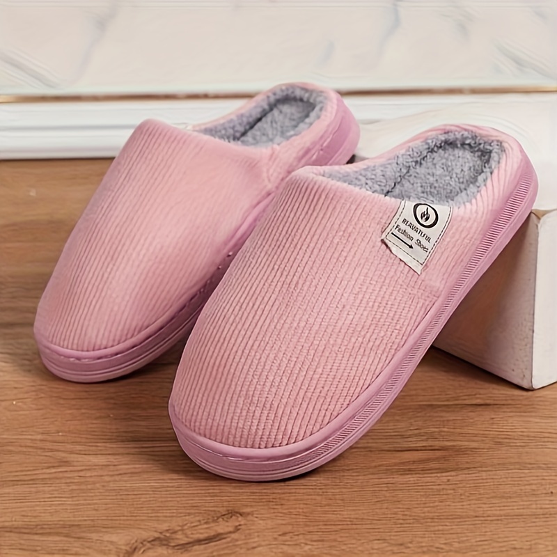 Pink best sale house slippers