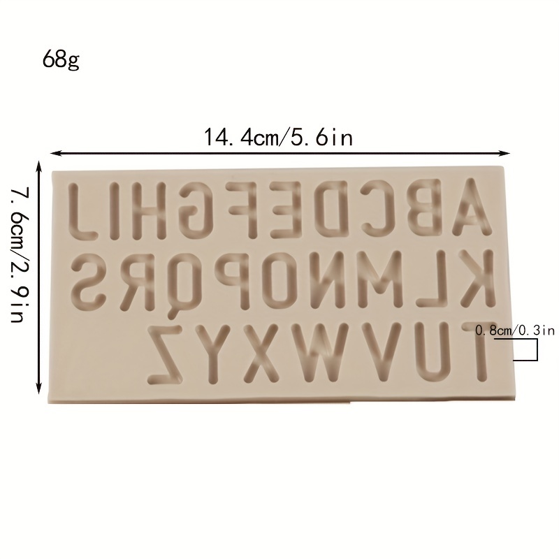 Baking Pastry Molds Upper Lowercase Alphabet Numbers Cookie - Temu