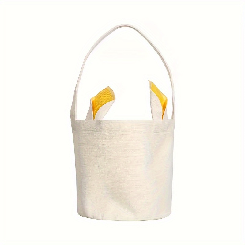 1pc, Easter Basket Rabbit Candy Bag Plush Soft Sticky Sticky