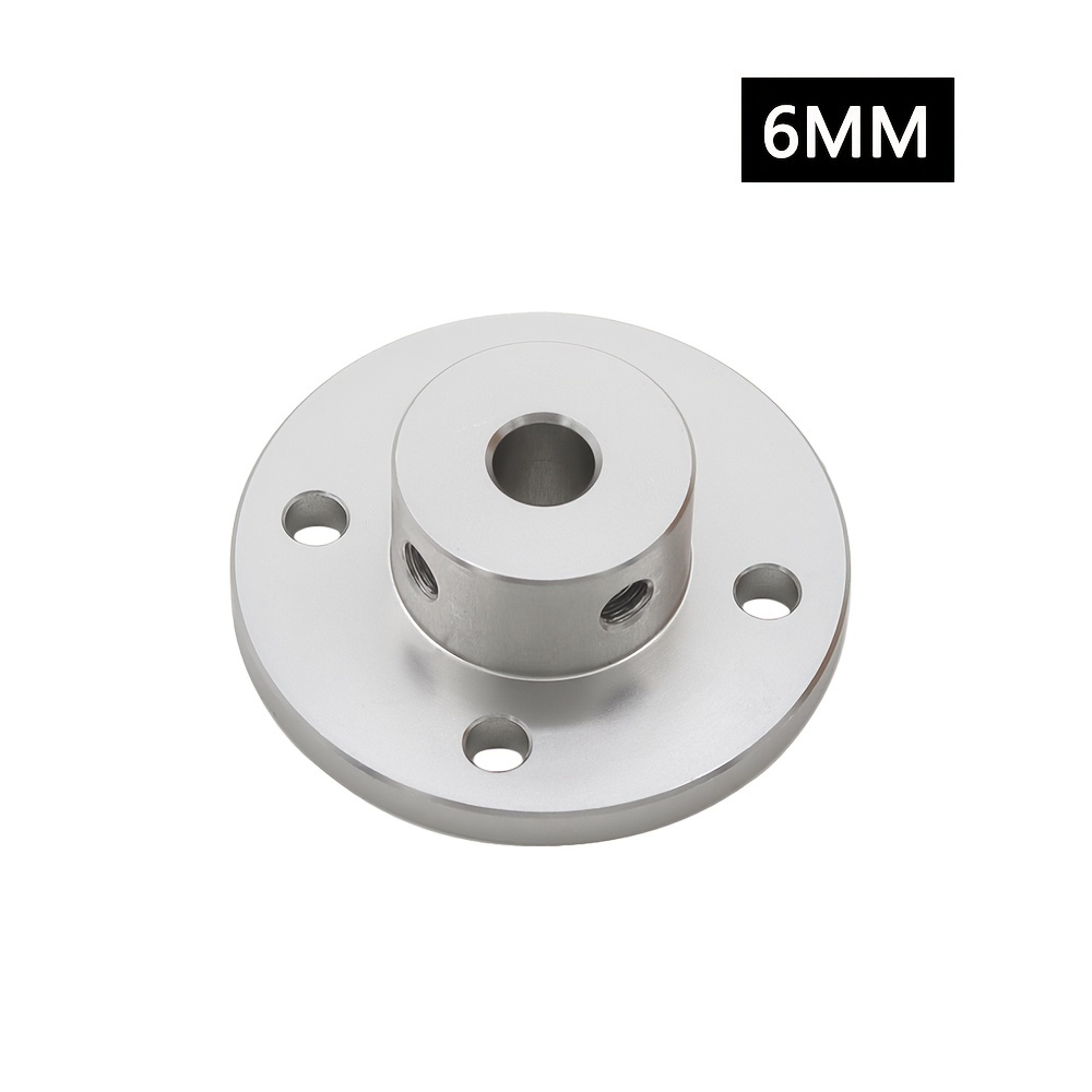 1pc Flange Coupling Rigid Flange 3/4/5/6/8/10/12mm Guide Shaft Optical Shaft Support Bearing, Suitable For