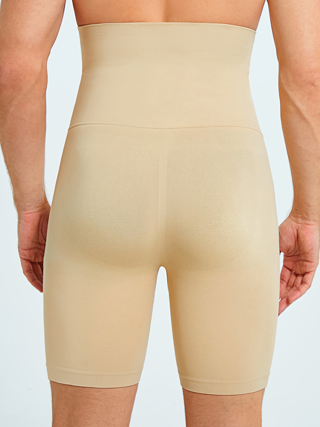 Men's Shapewear Tummy Control Shorts High Waist Slimming - Temu