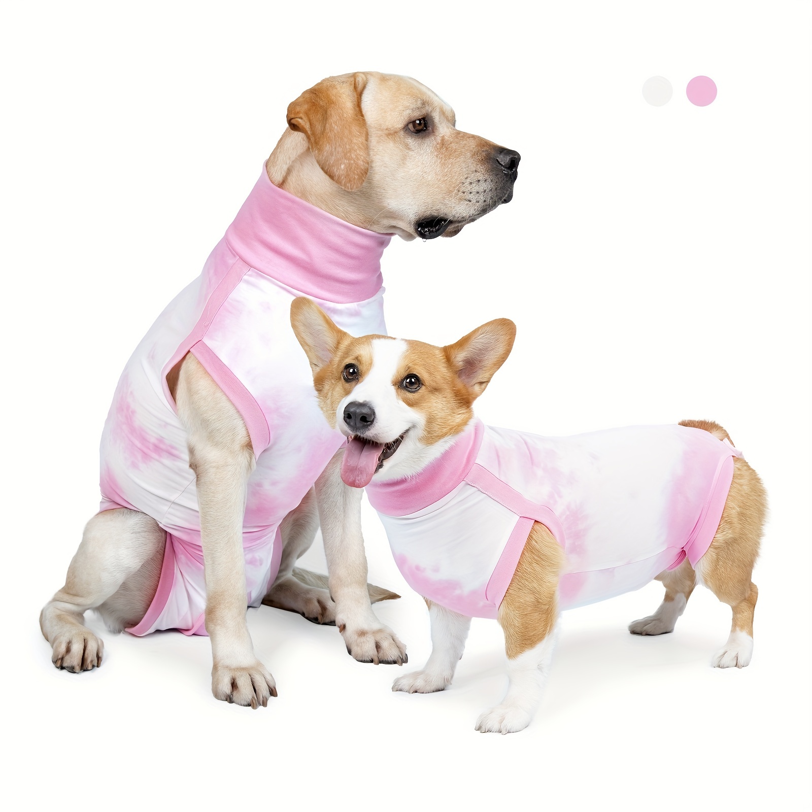 Tie dye Pet Recovery Shirt: Surgery Suit Male Female Dogs - Temu