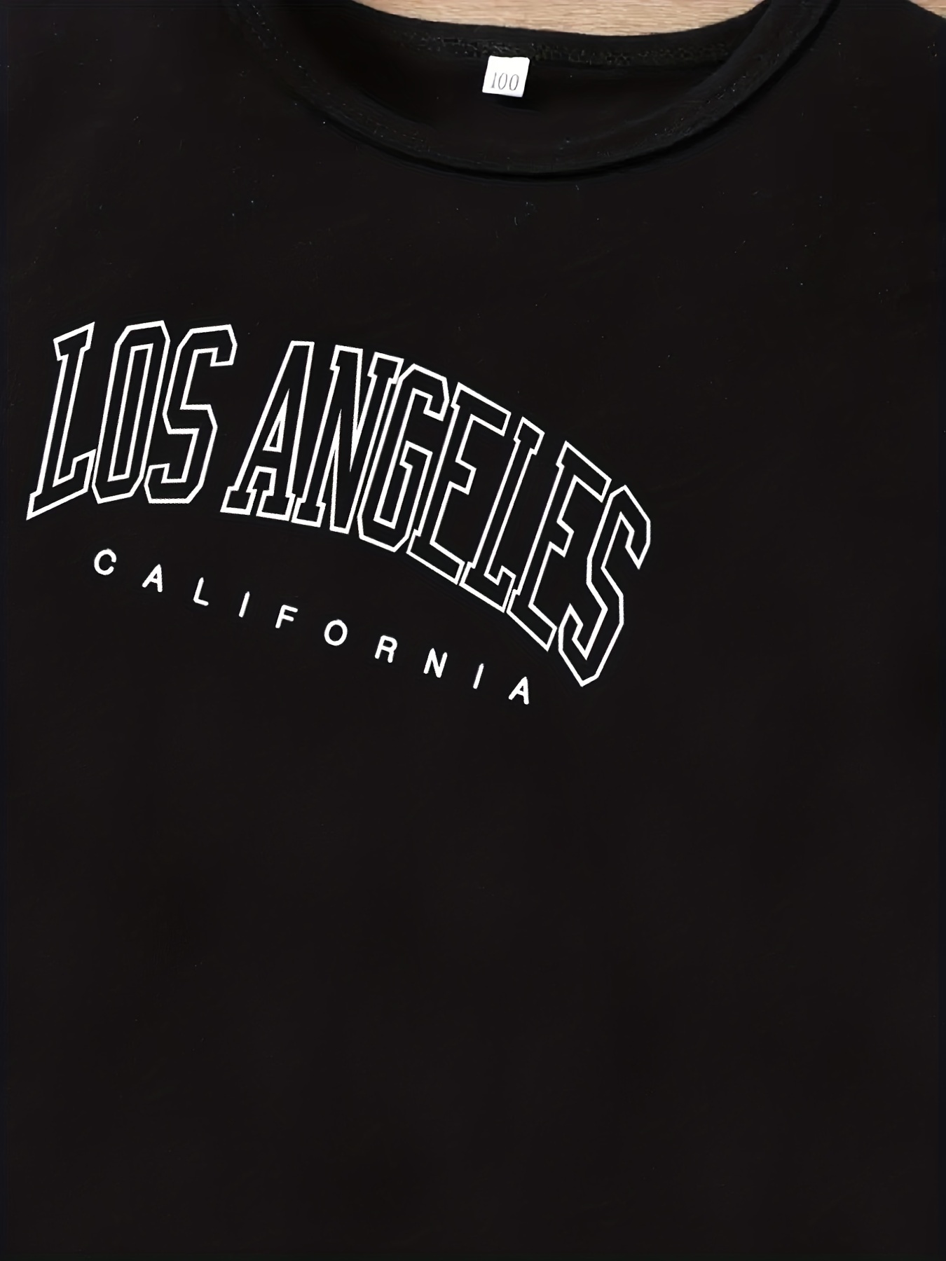 New York Los Angeles Spliced T-Shirt