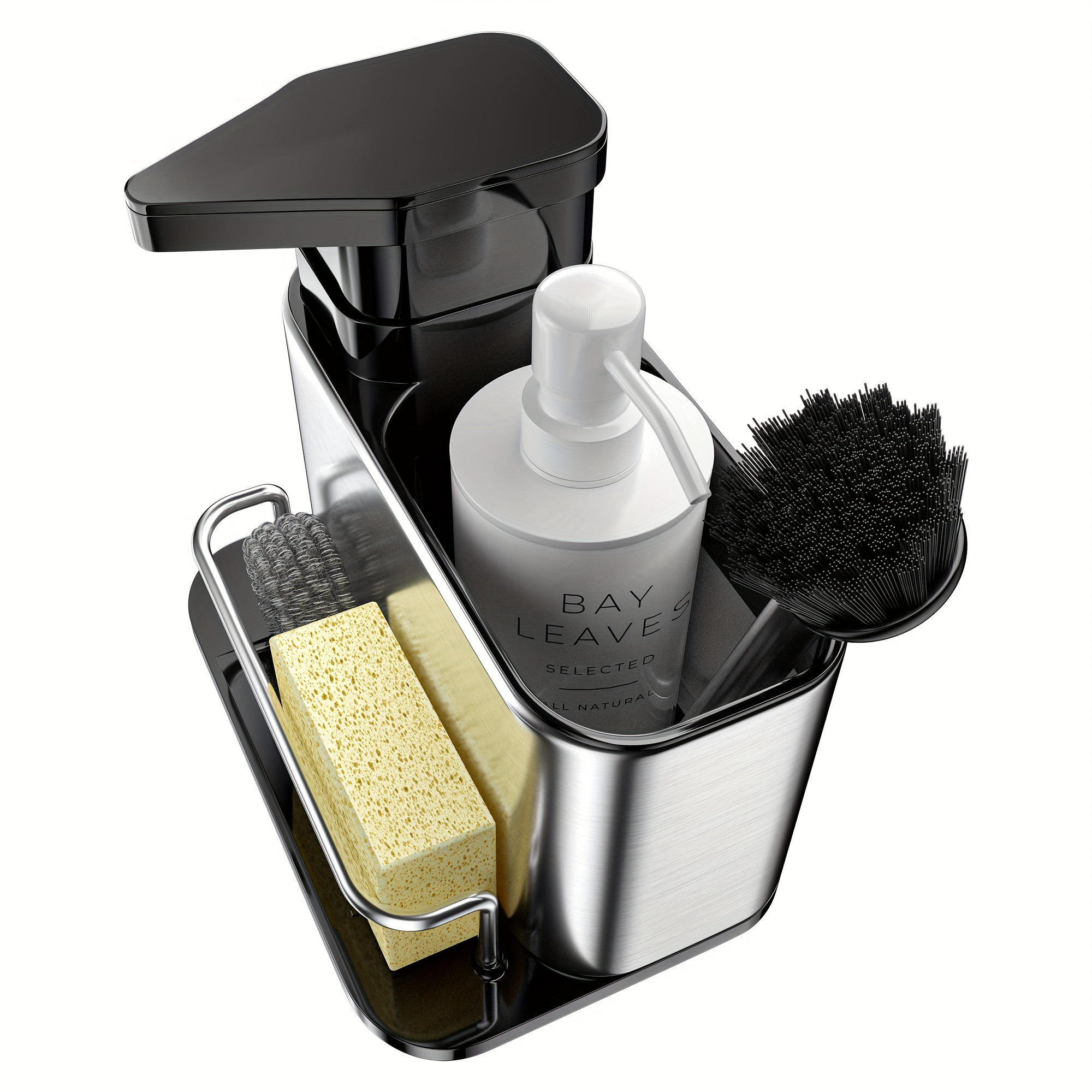 A Must have Kitchen Sink Dishwasher Brush And Soap Dispenser - Temu
