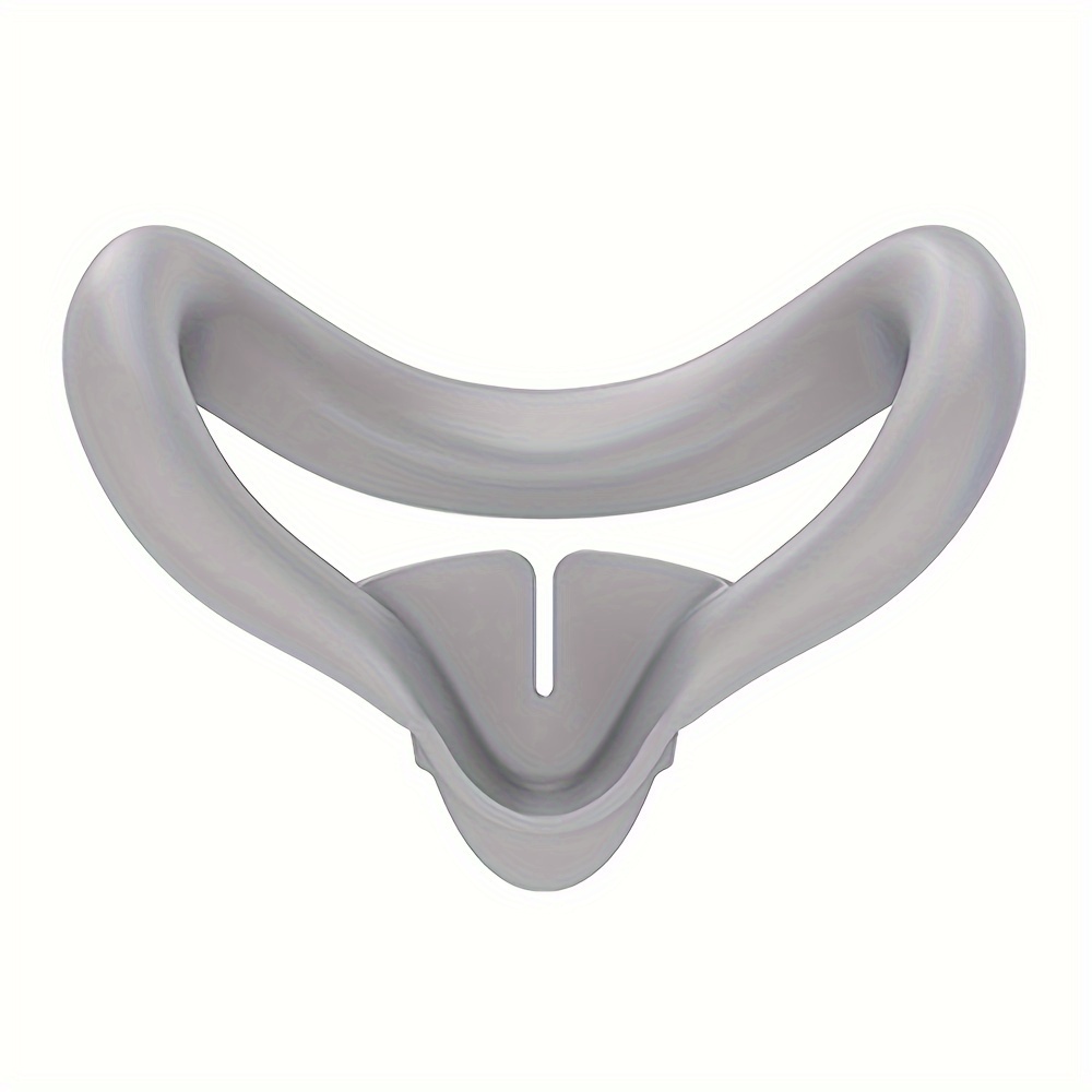 TEMU Comfortable Vr Accessories Anti-sweat Silicone Face Cover For 3 Scratch Resistant Waterproof Eye Mask Silicone Pad Vr Accessories For Quest 3