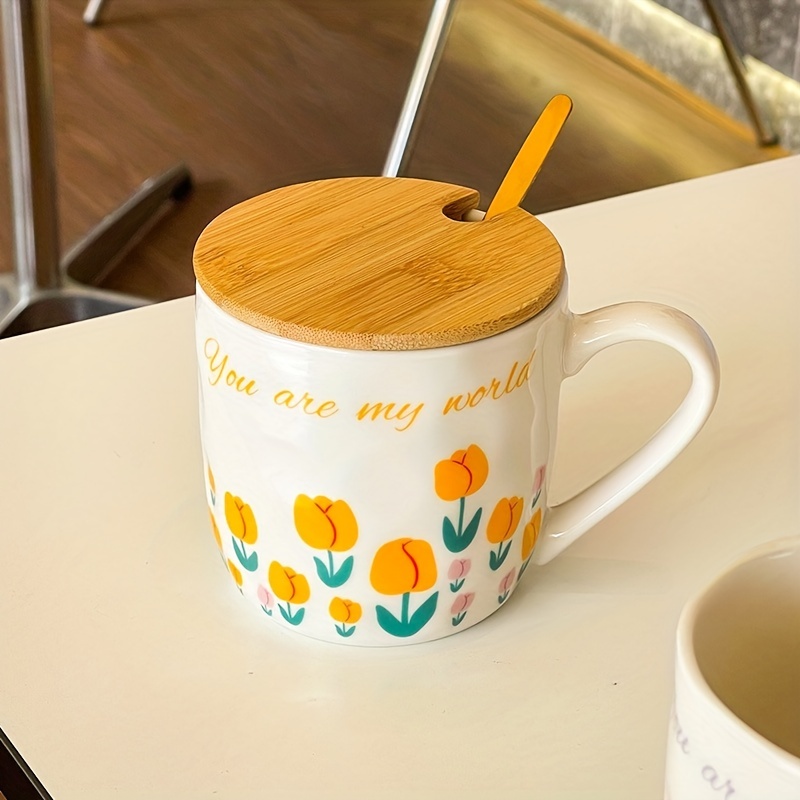 Kawaii Ceramic Tea Cup Nordic Funny Reusable Espresso Coffee Cup