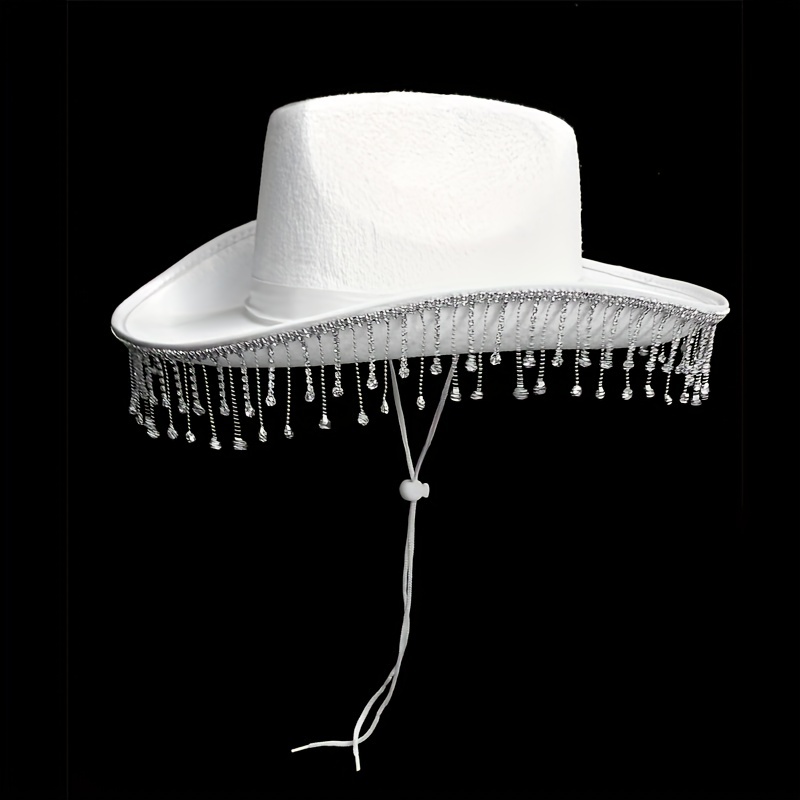 FUZYXIH Cappello da cowboy da donna, accessori per feste, cappello da  cowgirl, cappello da cowboy, per adulti, costume selvaggio, carnevale