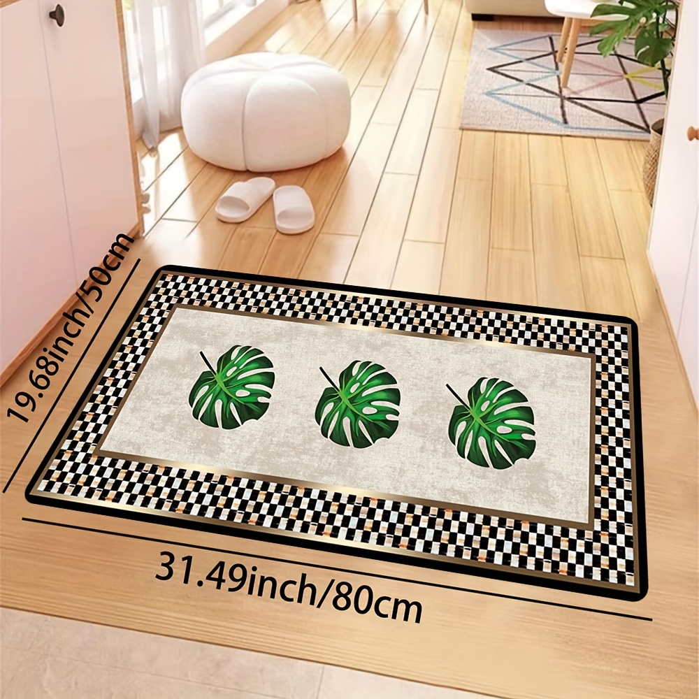 Anti-fatigue Kitchen Mat, Anti-slip Hallway Balcon Polyester Carpet,  Absorbent Bath Memory Foam Mat, Laundry Floor Mat, Entrance Doormat,  Washable Household Runner Rug For Hallway Laundry - Temu