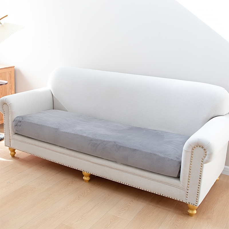 Premium Golden Velvet Sofa Cover, Sofa Cushion With Non-slip Backing For  Comfortable Seating - Temu