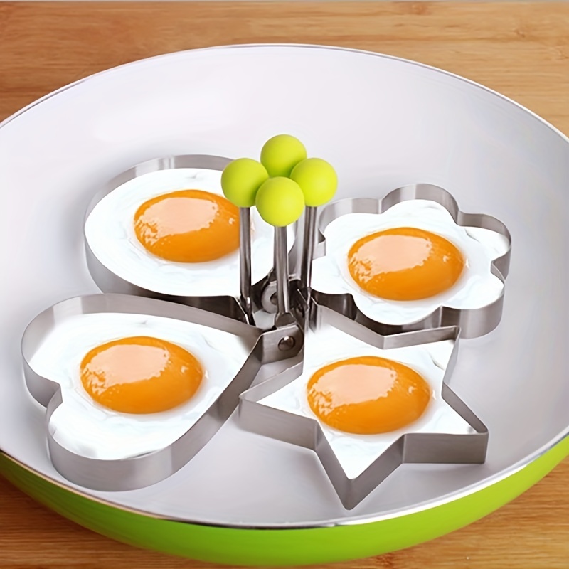 Stainless Steel Fried Egg Pancake Shaper Omelette Mold, Frying Egg Cooking  Tools, Rv Kitchen Accessories Gadget Rings, 4 Styles To Choose - Temu