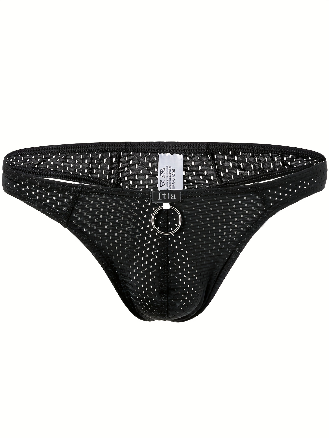 Men's Plus Size Sexy Mesh Jockstraps Underwear Slingshot - Temu Canada