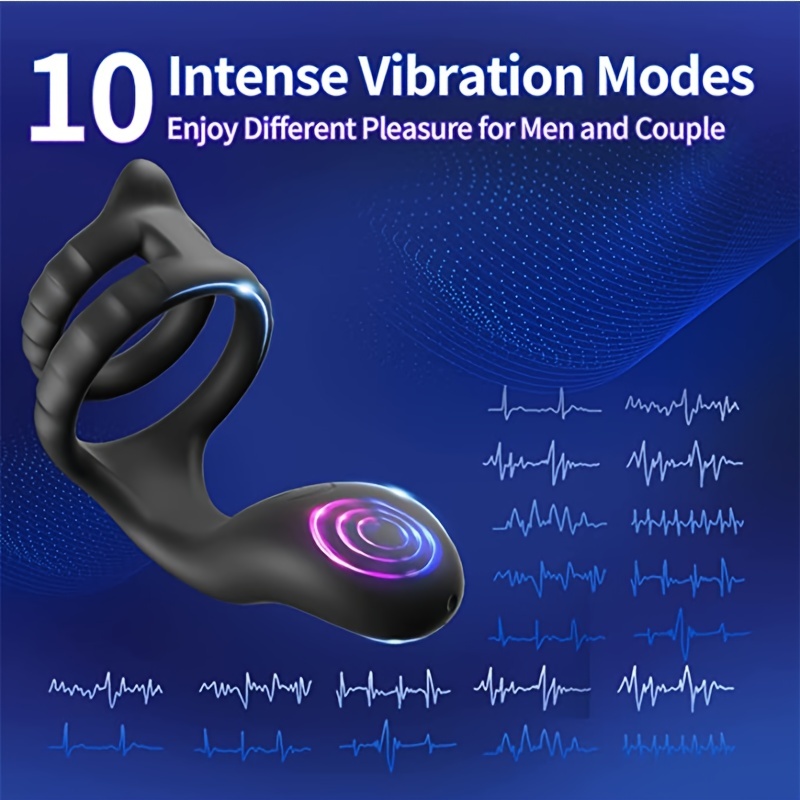 Anneaux de Pénis Silicone avec 10 Modes de Vibration, Anneau Vibrant Pénis  Cockrîng Homme Penisse Sex Sextoyse Plaisir Homme Jouet Sexu : :  Hygiène et Santé