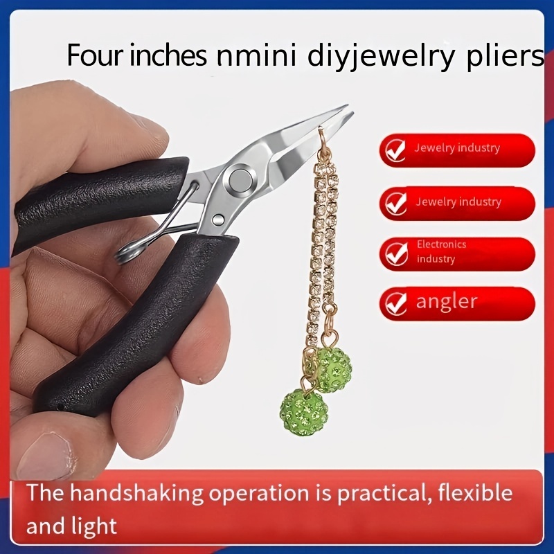 Jewelry Pliers Set Stainless Steel Wire Cutter Needle Nose - Temu