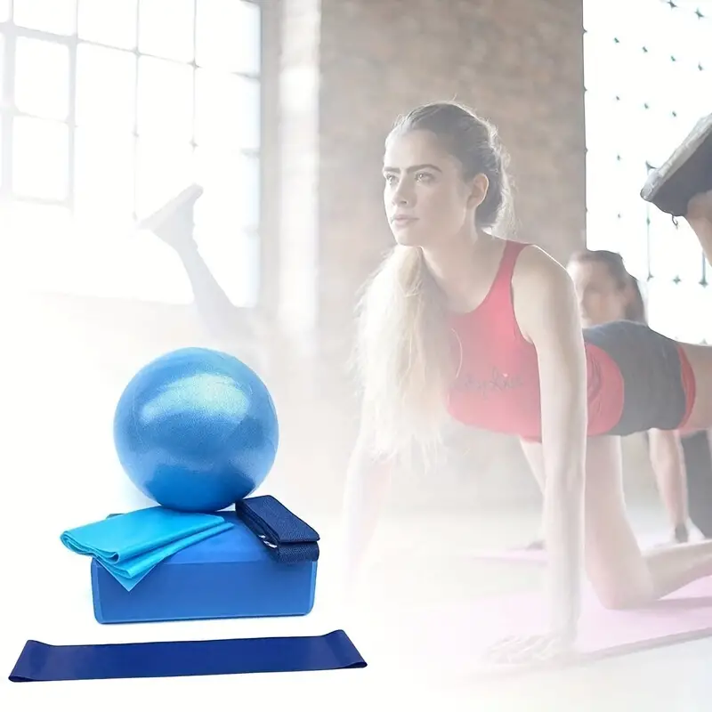 Yoga Pilates Equipment Including Yoga Ball Yoga Block - Temu