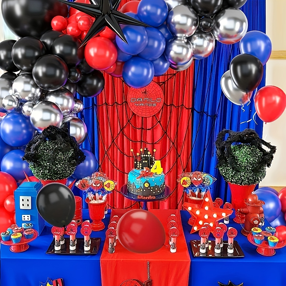 Spiderman Party Ideas  Cumpleaños de los vengadores, Fiesta de spiderman  decoracion, Hombre araña fiesta