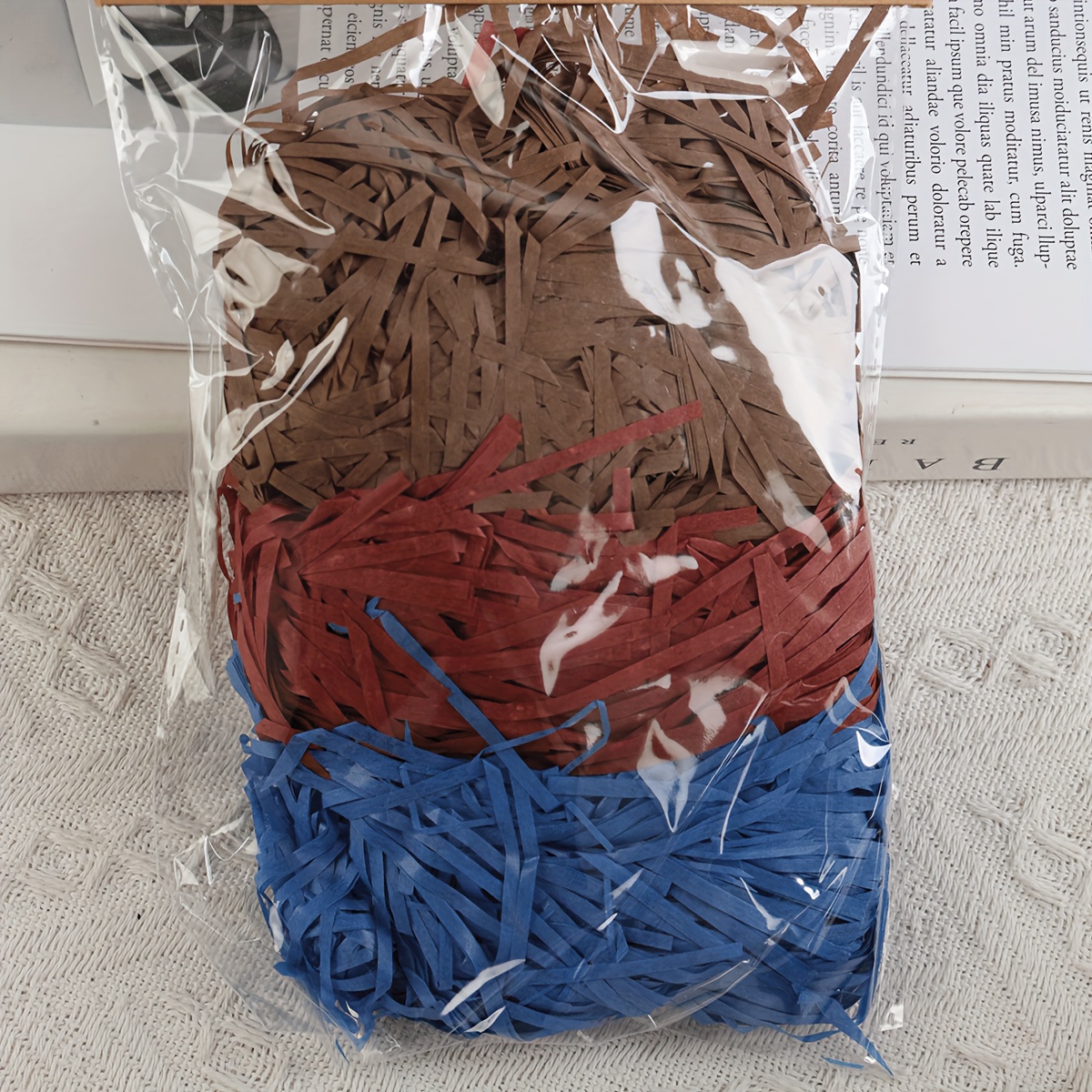 Cut Paper Shred Filler Shredded Crinkle Paper Raffia Gift - Temu Austria