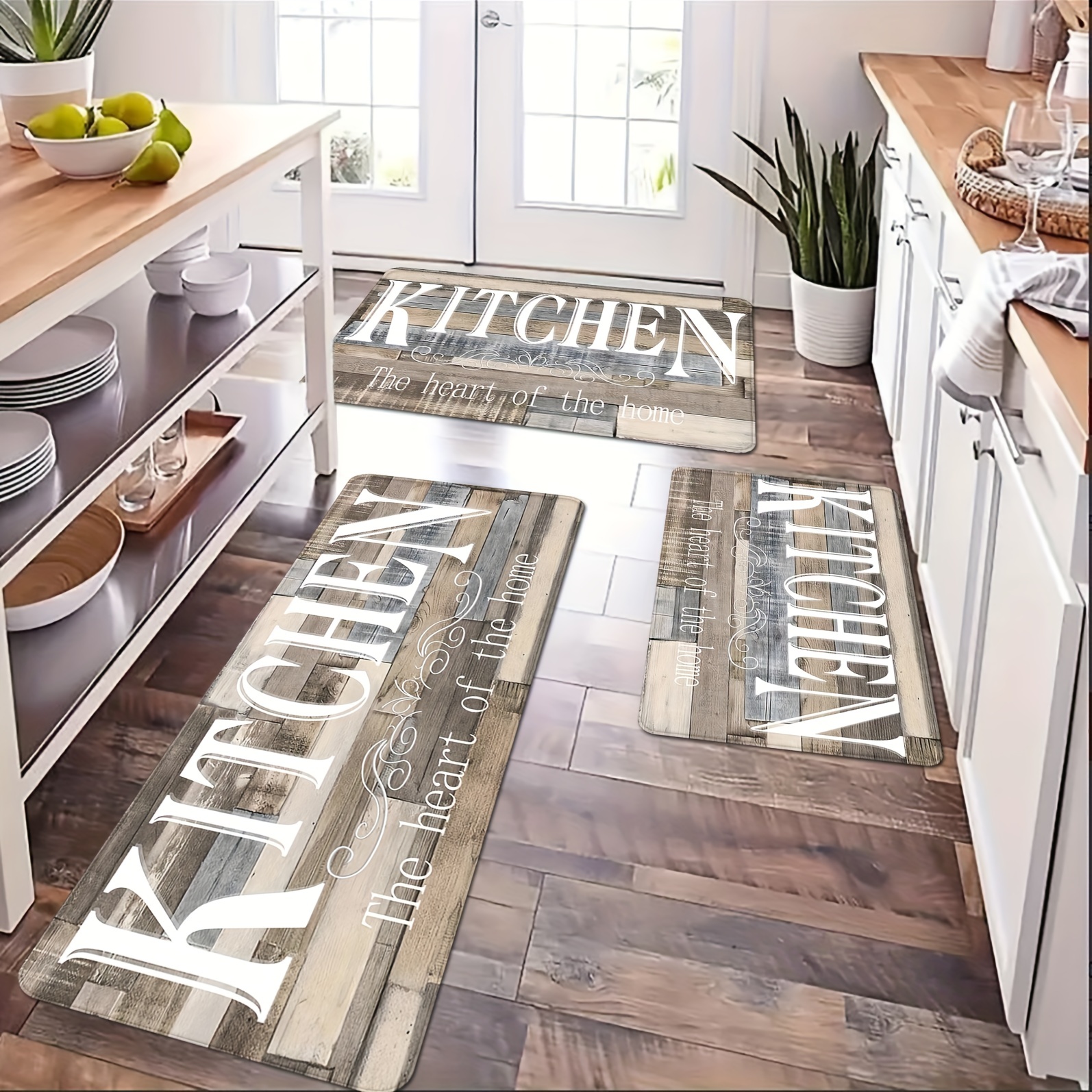 Kitchen Utensils Printing Floor Mat Home Kitchen Non slip - Temu