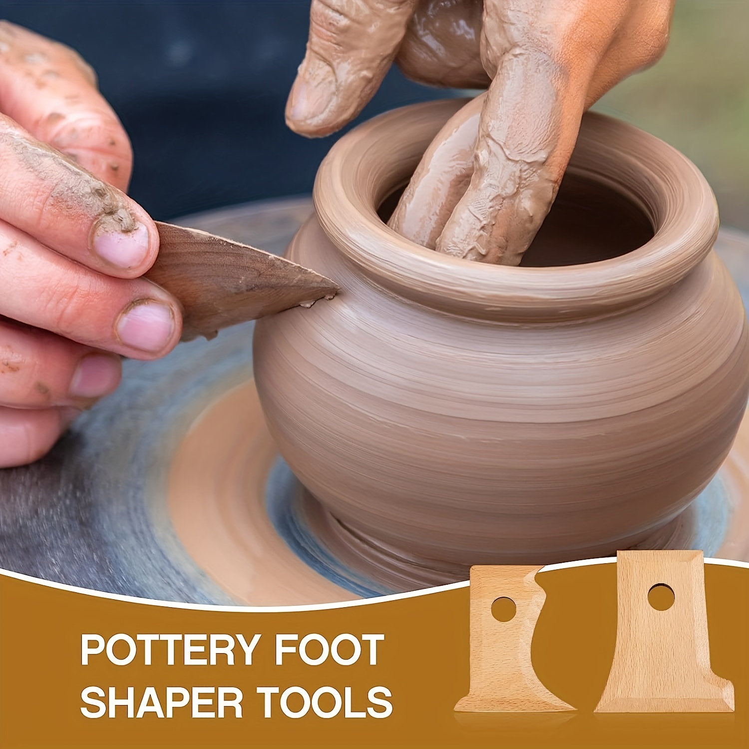 ORIISIN 37 Pcs Pottery Tool Pottery Foot Shaper Tools Pottery Trimming Tools